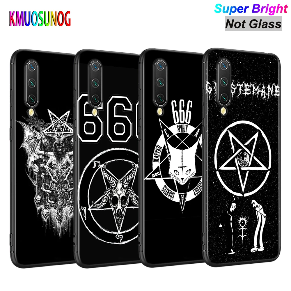 

Pentagram 666 Demonic Silicone Cover For Xiaomi Mi Note 10 Ultra 9T 9 SE A3 Lite Poco X3 NFC M2 Pocophone F1 Pro Phone Case