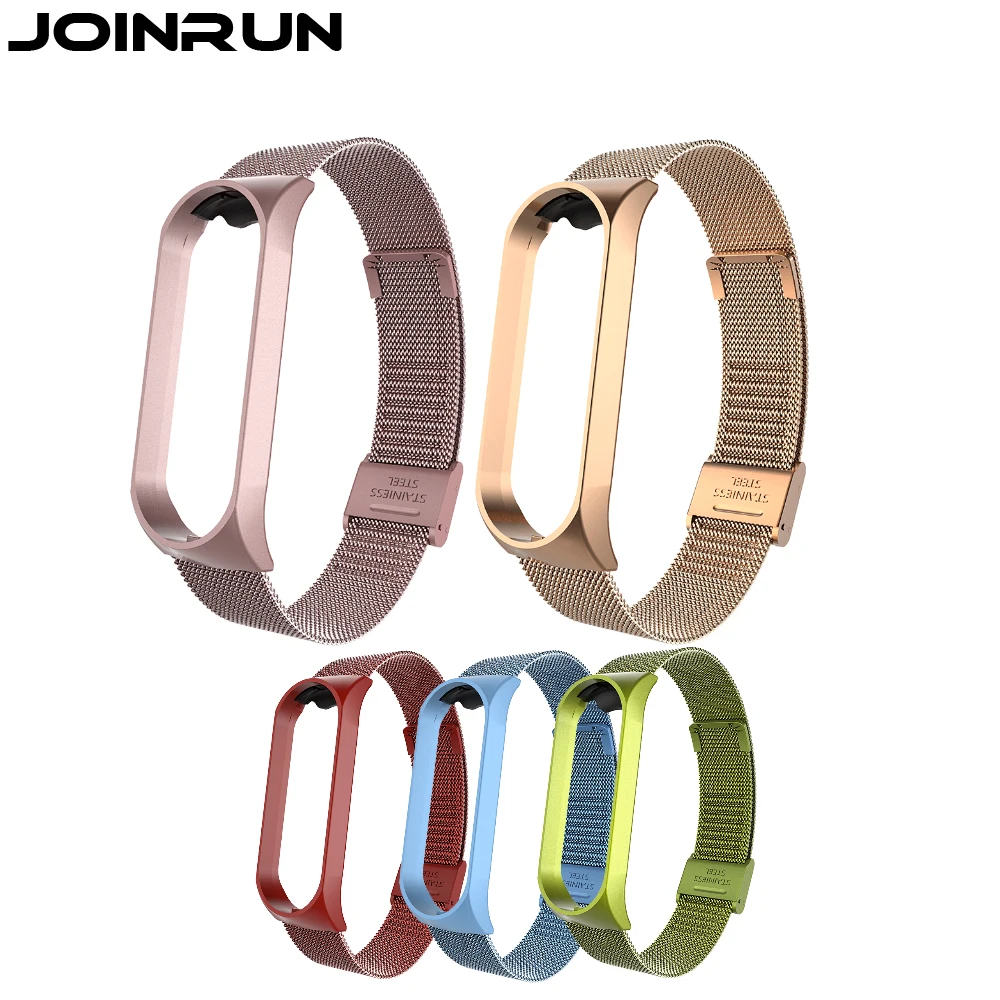 Металлический браслет для Xiaomi Mi Band 4/3 Безвинтовой из нержавеющей стали
