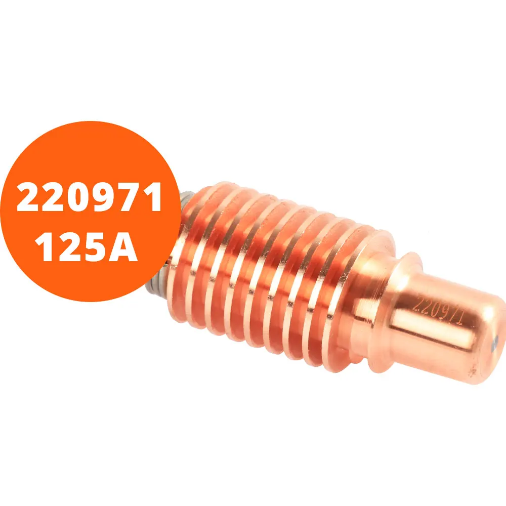 10 шт./лот 220971 плазменной резки фонарь расходные электроды для 125A PKG/10
