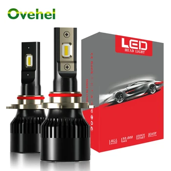 

OVEHEL H7 LED H4 Car Headlight Bulbs 12000LM CPS Chips H1 H11 LED H3 H13 H27 880 9005 9006 Car Light Bulbs Auto Lamp 12V 24V