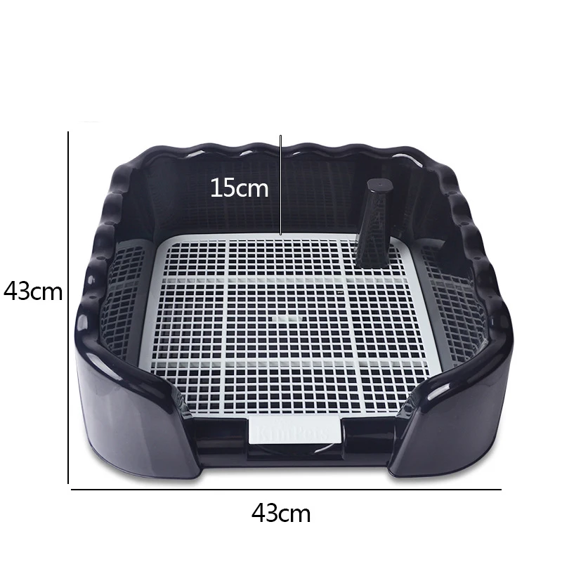 Pet Dog Toilet Fence Puppy Training Pad Holder with Fence Pee Post Small Dog Pet Potty indoor dog toilet