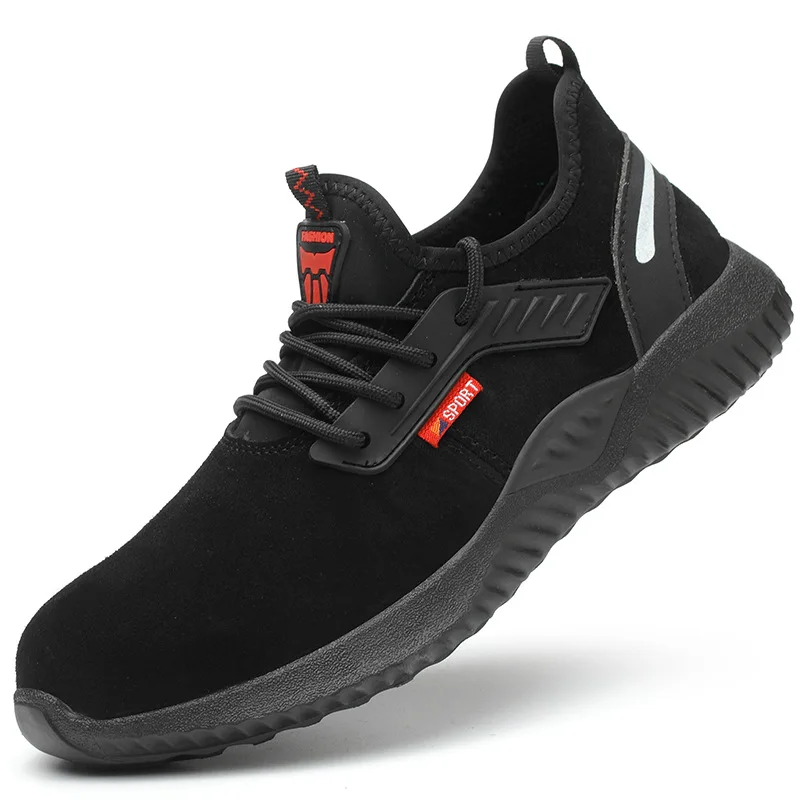 Labor Insurance Shoes Men's Steel Toe Cap Anti-Smash Anti-Piercing Anti-Odor And Wear-Resistant Construction Site Safety |