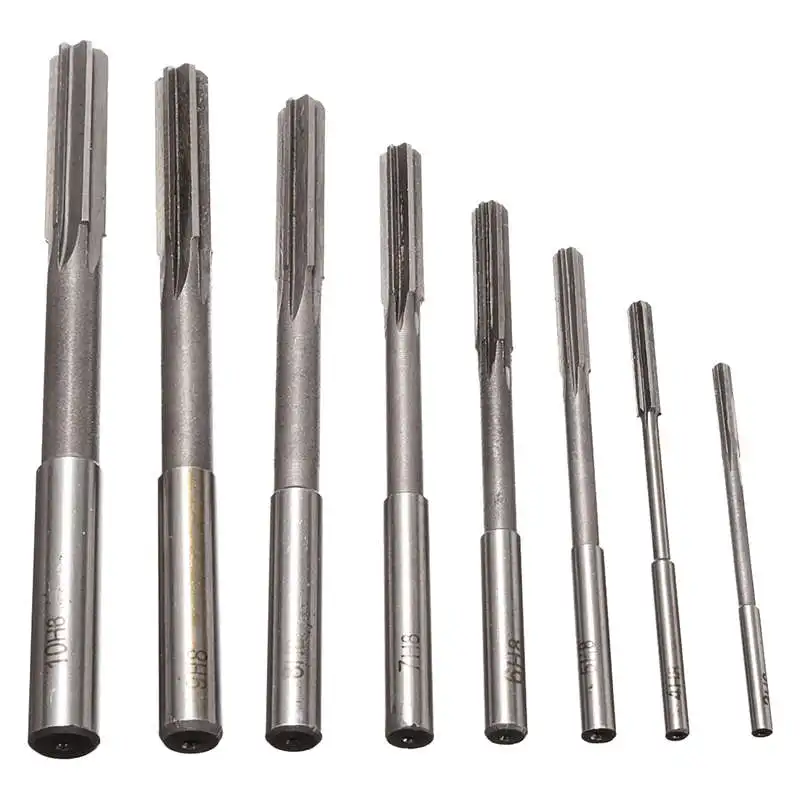 

Set Of 3-10mm High speed Straight Shank HSS Chucking Machine Reamer Drill Bit