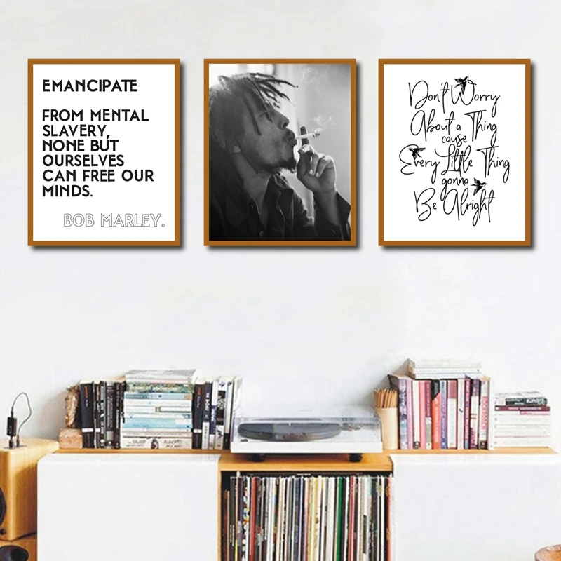 Плакат Marley на холсте художественные принты Регги Музыка певец плакат черная