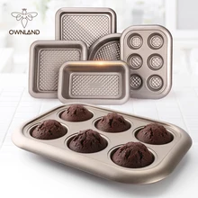 Большая Высококачественная квадратная металлическая форма для выпечки печенья Форма для выпечки пирожных с шоколадной начинкой Cocina Pasteleria Домашняя Кухня Инструменты для выпечки четыре размера MM60HB