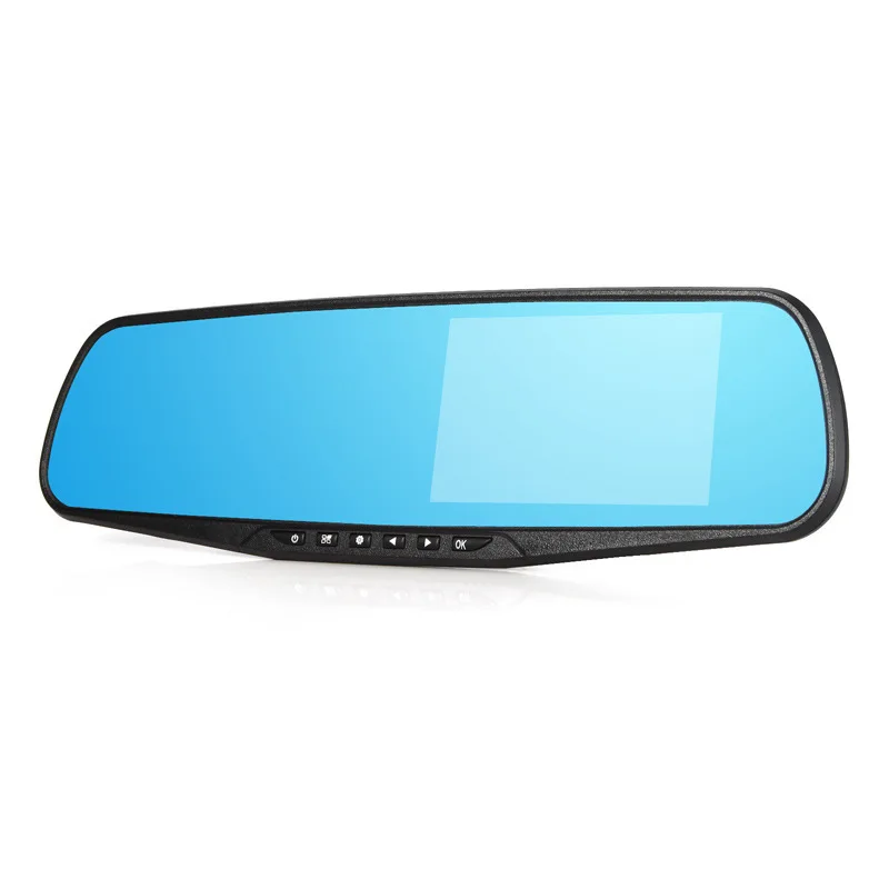 

Rear View Mirror with Electronic Dog Tachograph 1080 P Front And Back Dual Record Reversing Video Speed Measurement All-in-one