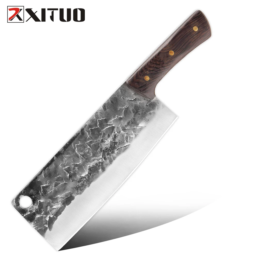 Кухонный нож XITUO домашний мясницкий из высокоуглеродистой нержавеющей стали