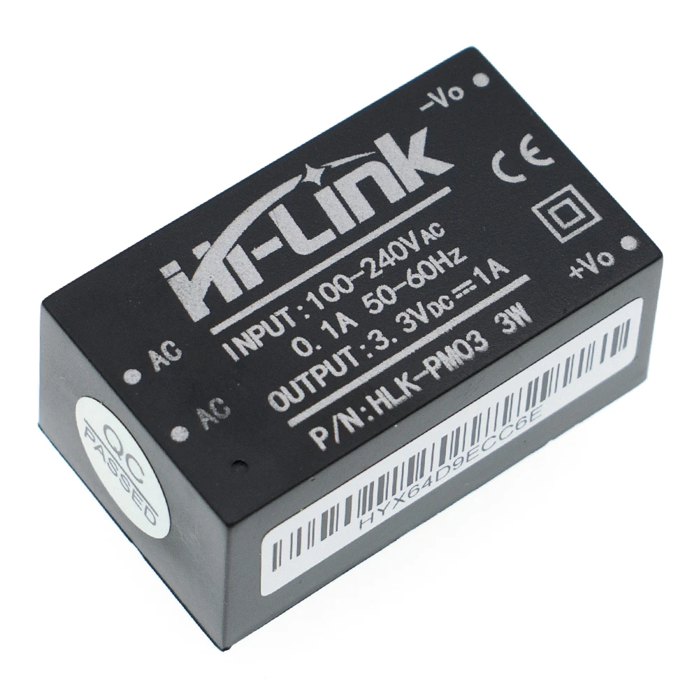 HLK-PM01 HLK-PM03 HLK-PM12 AC-DC 220V 5 V/3,3 V/12 V Мини модуля питания, интеллигентая(ый) бытовой выключатель питания модуль