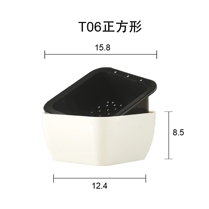 Flowerpot Self-absorption Creative Personality Lazy Balcony Green Rose Plastic Nordic Decoration Home - Цвет: T06