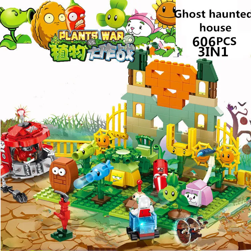 

2020 New Plants Vs Zombies Struck Game Building Blocks Set Toys Compatible With Legoinglys Children Action Christmas Plastic