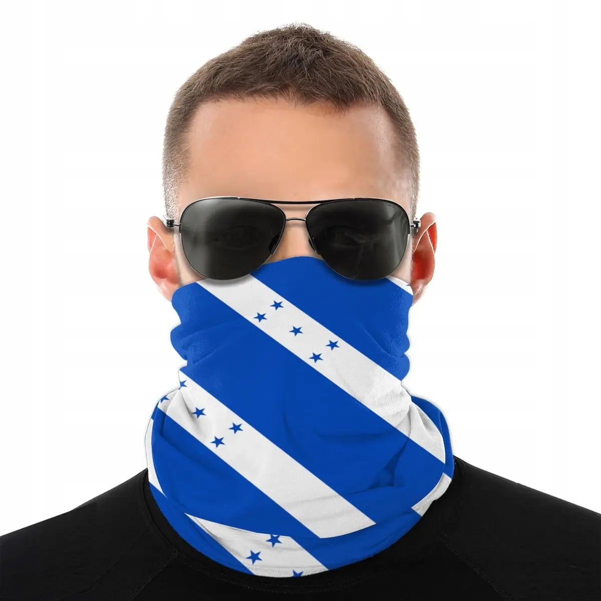 Honduras Scarves Neck Face Mask Unisex Fashion Warmer Tubular Bandana Windproof Headband Outdoor Climbing Halloween mask |