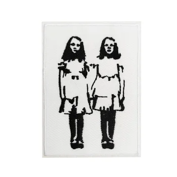

3'' The Shining Grady Twins Horror Movie Stephen King Embroidered iron on and sew on Patch Badge