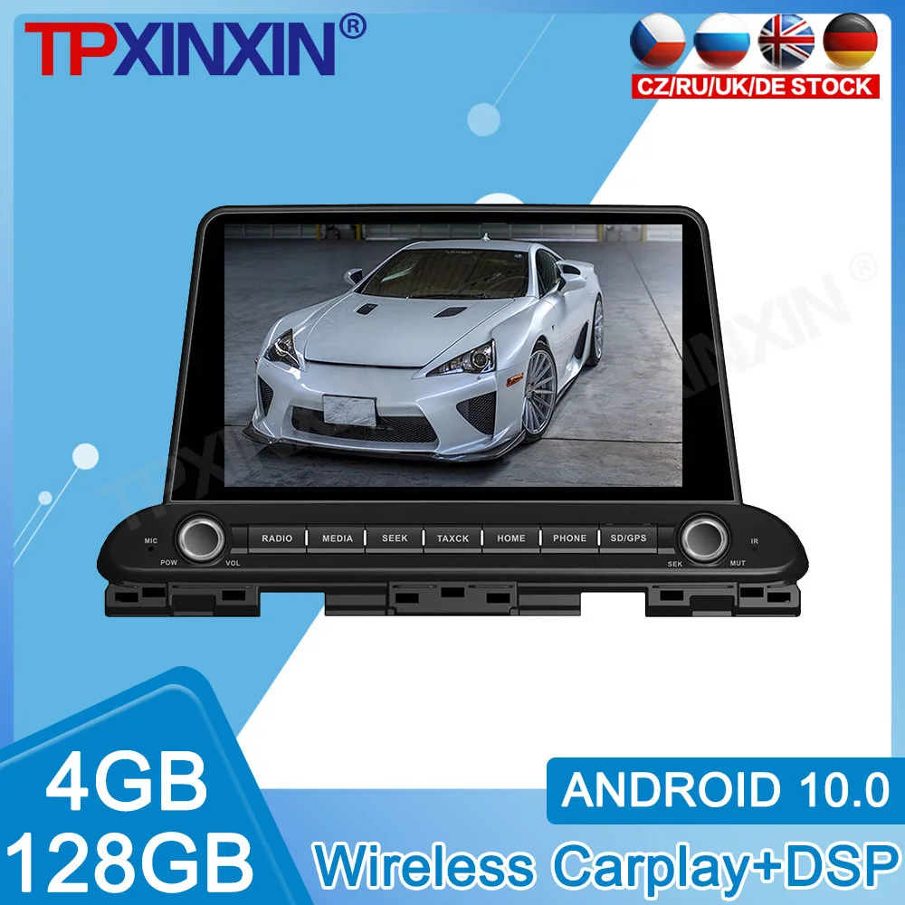 Android 10 для KIA Cerato Forte 2019 автомобильный DVD-радио мультимедийный IPS сенсорный экран