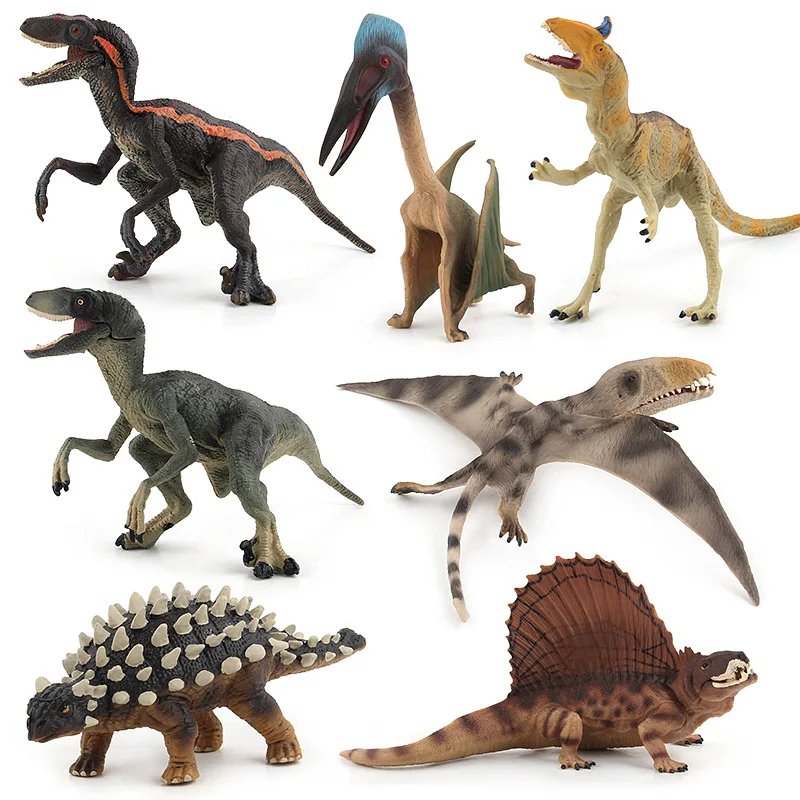

Single pin 12-18 cm simulation solid Jurassic dinosaur model toy raptor dragon pterosaur tooth dragon boy Christmas gift JM274