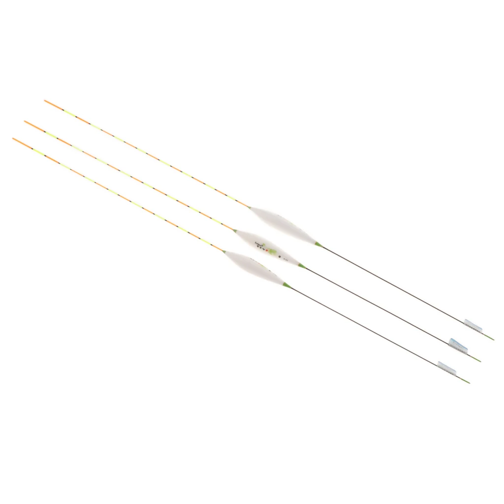 3PCS Fishing Slip Bobbers Floats Fishing Pole Crappie Carp Bobbers Saltwater Freshwater
