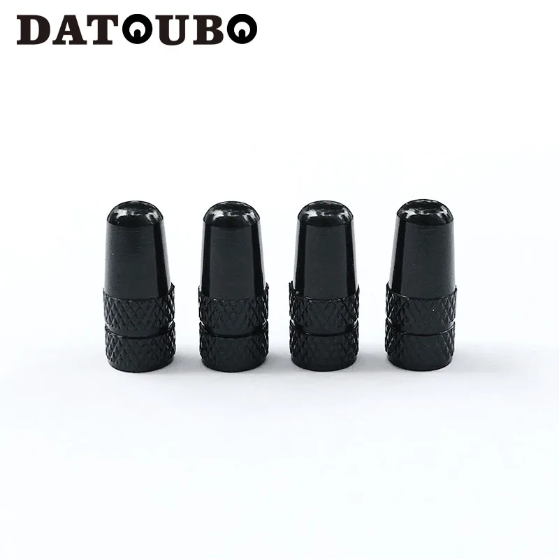 4 pcs Black DATOUBO 4 шт. красочные велосипедные шины колпачок s Presta клапан пылезащитный колпачок для колеса велосипеда воздушный пылезащитный колпачок подходит для колпачок на клапан Presta - Цвет: 4 pcs Black
