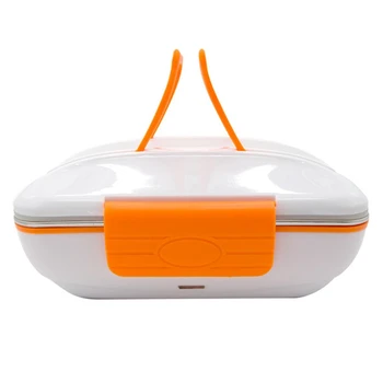 

220V Portable Electric Heating Lunch Box Made By Stainless Steel and Plastics Food Warmer for Office and Home US Plug