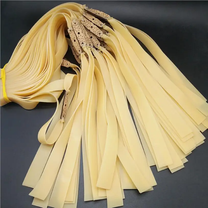 5pcs Slingshot Hunting Powerful Flat Rubber Band 0.9-1.5 mm High Elasticity Outdoor Catapult Shooting Accessories 3