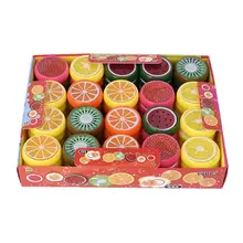 4 pçs brinquedo do lodo do fruto argila polímero magnético cor lodo de cristal lama transparente para crianças mão inteligente plasticina lama