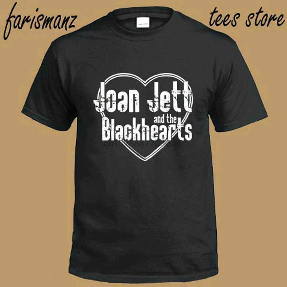 Футболка с надписью Neu Joan Jett and The Blackhearts Rock Music S 5XL|Футболки| |