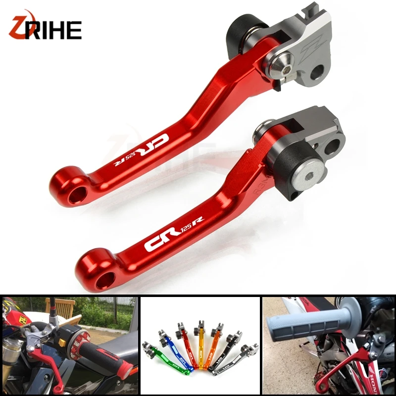 Складные рычаги с ручкой для мотоцикла HONDA CR 125 R 1992 1993 1994 1995 1996 1997 1998 2003|Рычаги