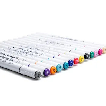 

24PCS Oily Multifunctional Colorful Marker Pen Art Marker Double-Ended Pen for Drawing Artists Crafters Sketching