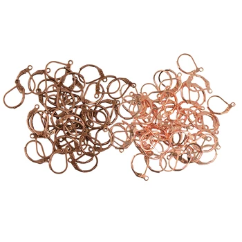 

100pcs French Hook Leverback Ear Wire Connector Jewelry DIY Making Crafts