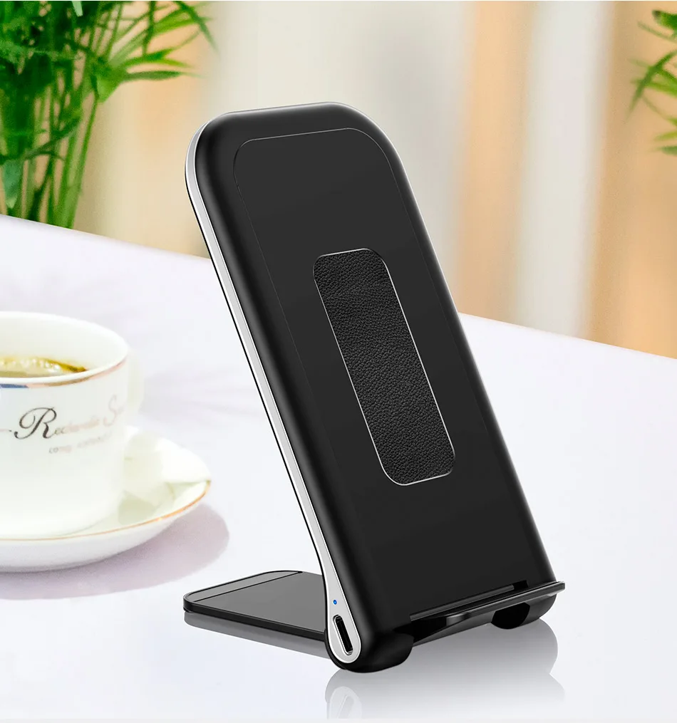 10 Вт Быстрое беспроводное зарядное устройство для iphone samsung S10 S9 Plus QI QC 3,0 беспроводное быстрое зарядное устройство для mi note 10 pro настольная подставка и планшет