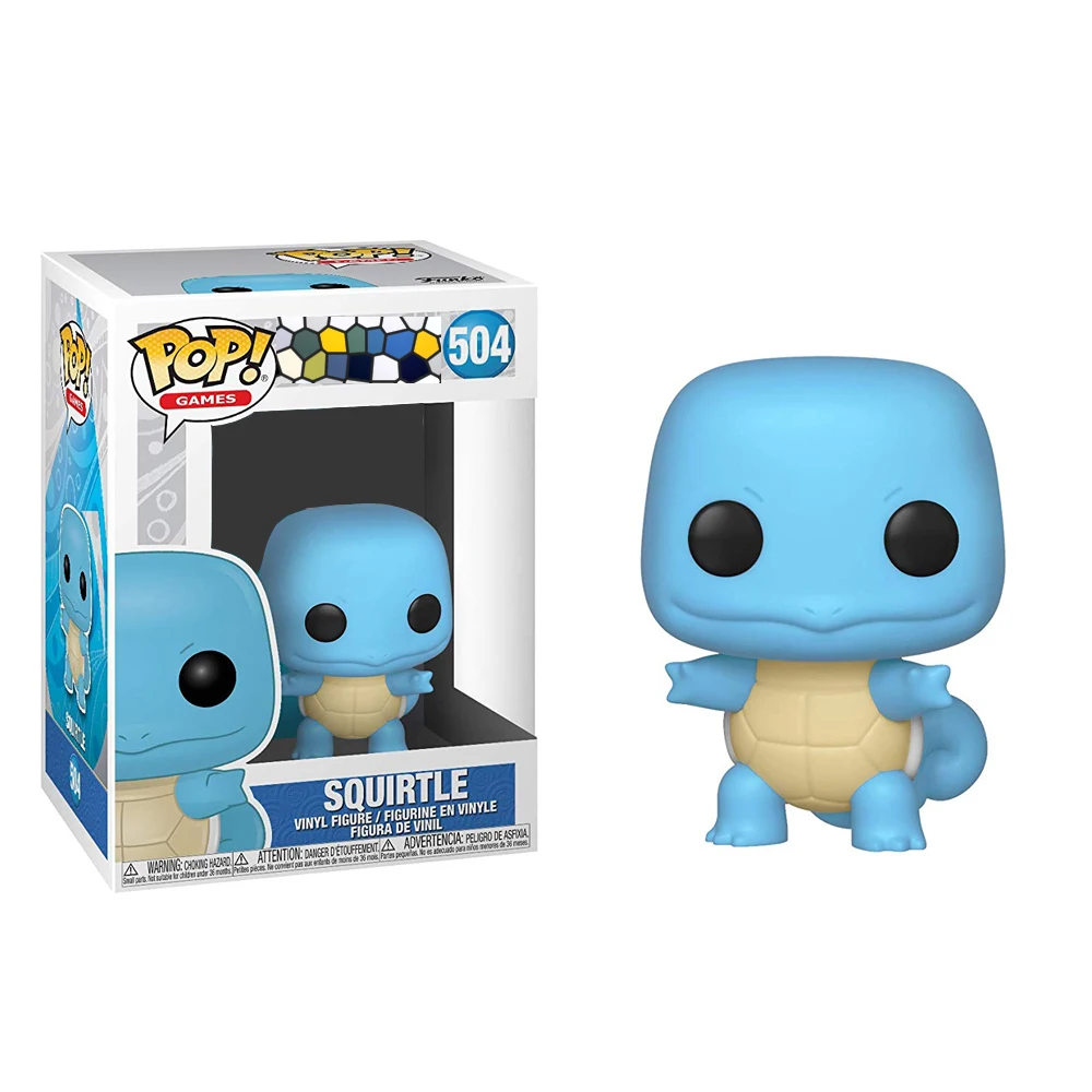 FUNKO POP аниме мультфильм Пикачу Бульбазавр, чармандер Сквиртл виниловые фигурки Коллекция Модель игрушки для детей - Цвет: 504