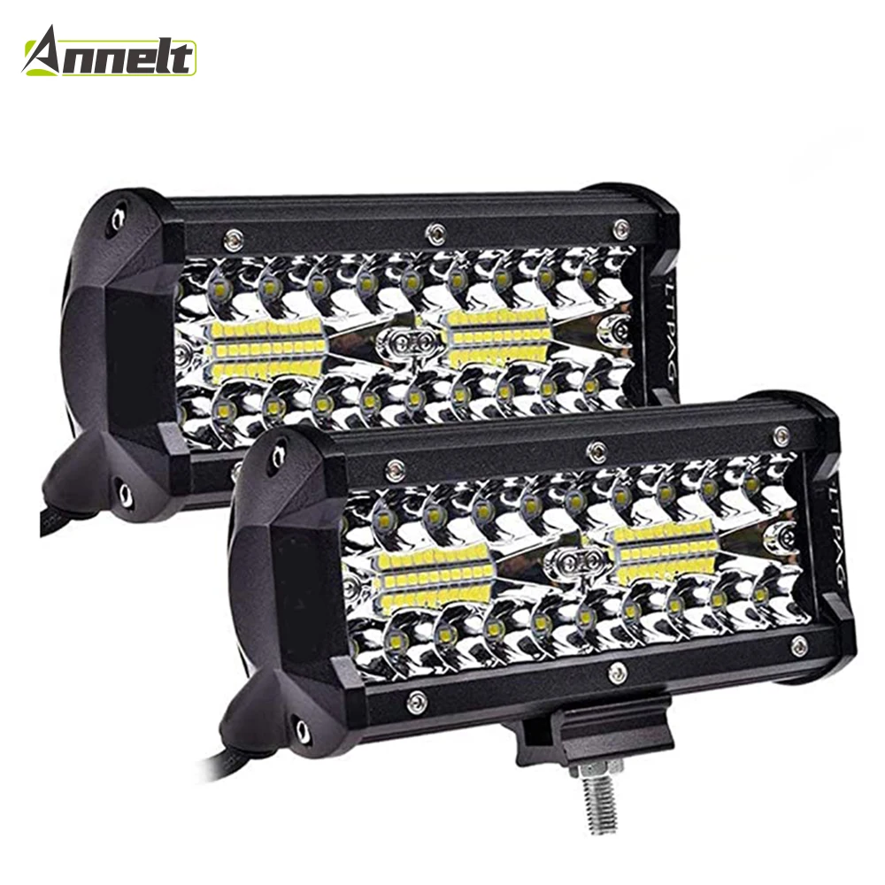 

4 Inch 60W/120W Offroad Car Spotlights 9-30V LED Flood Light Waterproof IP68 Outdoor Fog Lamp 12000LM Headlight Work Backup Lamp