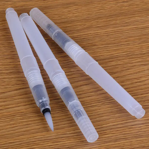 

1/3Pcs Refillable Ink Color Pen Water Brush Painting Calligraphy Illustration Pen Office Stationery B99