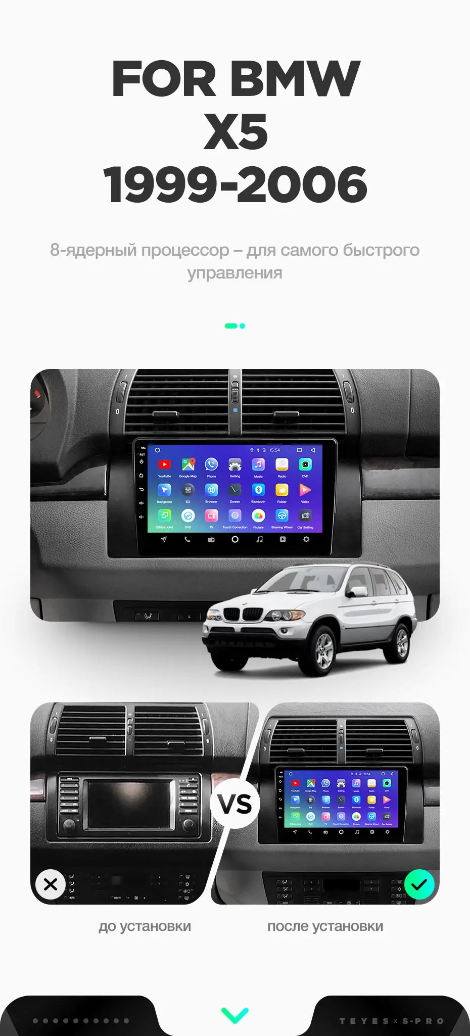 Cheap TEYES SPRO For BMW X5 E39 E53 1999 2000 2001 2002 2003 2004 2005 2006 Car Radio Multimedia Video Player Navigation GPS Android 8.1 No 2din 2 din dvd 7