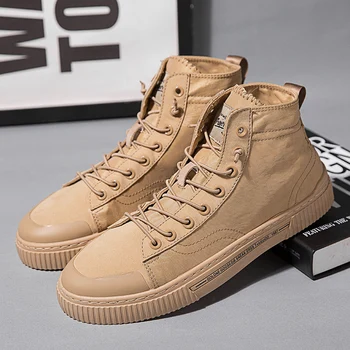 

Fashion Sneakers Men Denim Shoes Cool Street Canvas Shoes Men's Casual Shoes Man Brand Sneakers Vintage Wild