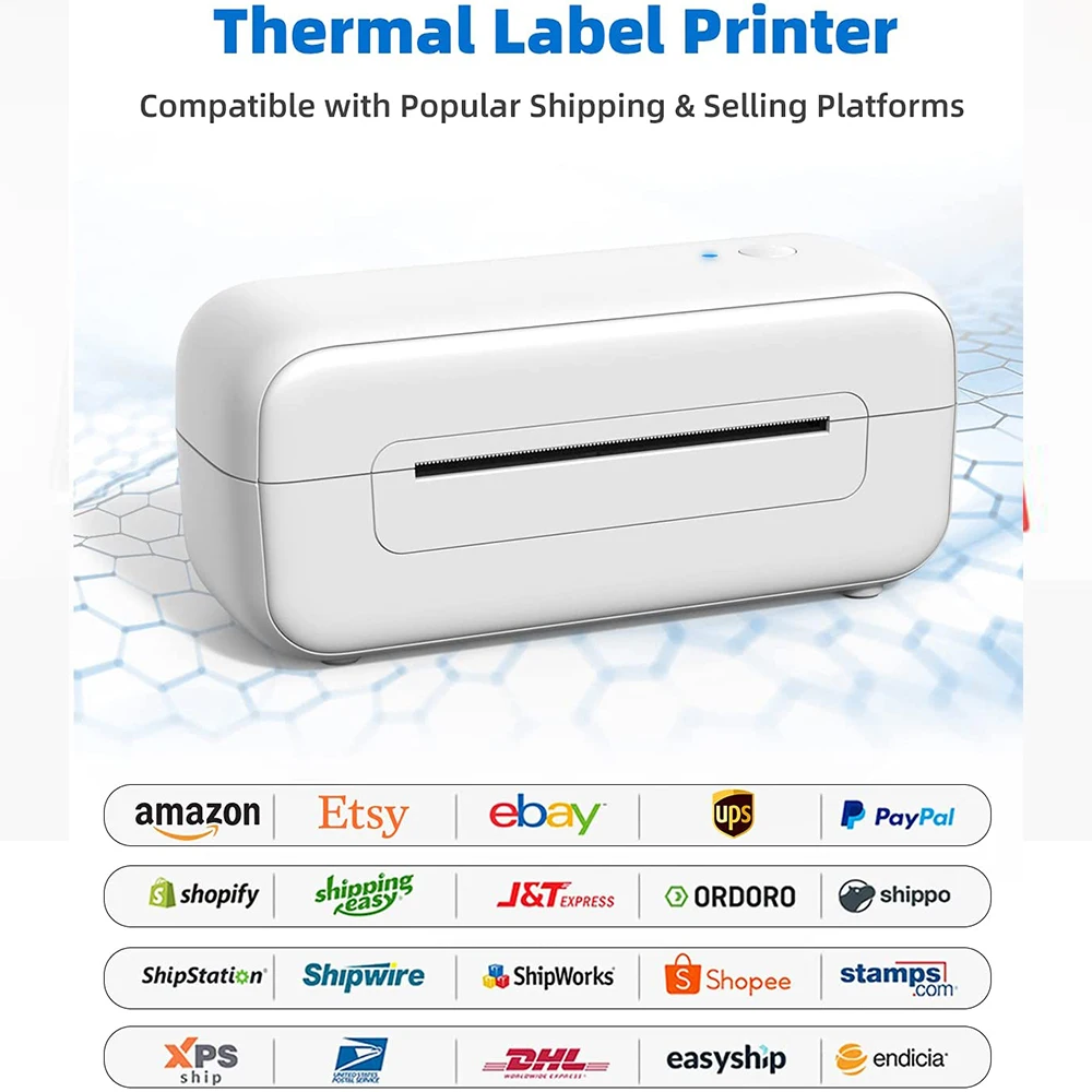 Phomemo Imprimante D'éTiquettes Thermiques PM-246s，DHL 4x6 Imprimante  Etiquette Autocollante éTiquettes D'ExpéDition pour Mac/Pc, Fonctionne avec  , , , Canva, USPS, Ups，Vert : : Fournitures de bureau