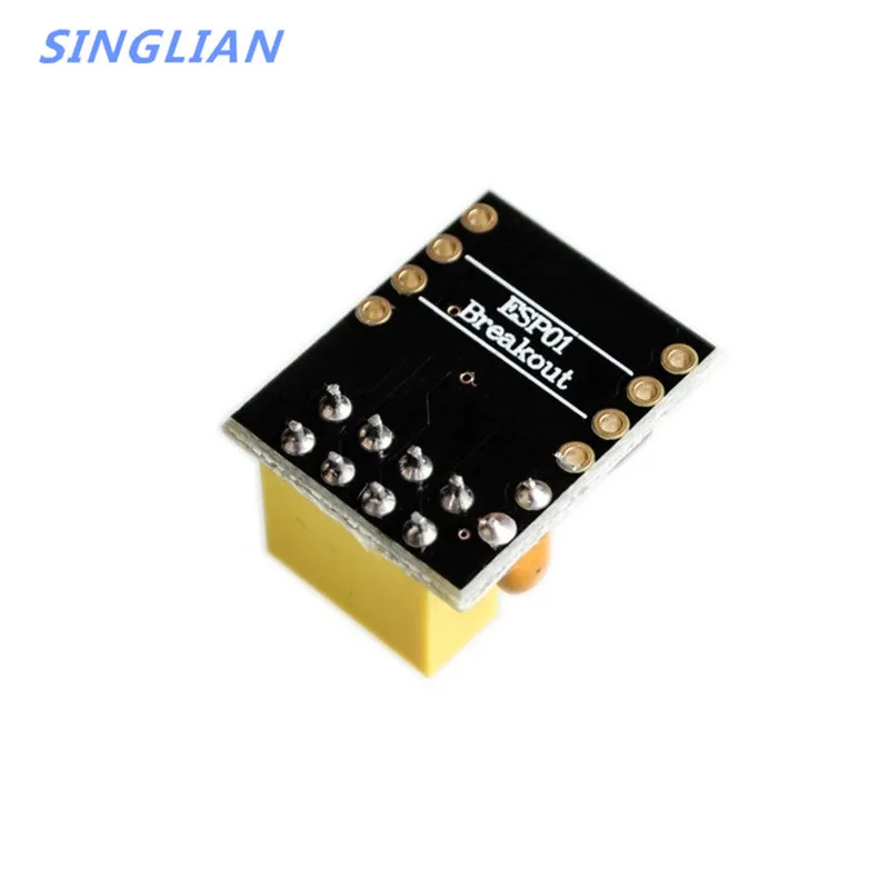10 шт./лот ESP8266 ESP01 ESP01S адаптер пластина для хлеба адаптер WiFi приемопередатчик модуль пайки бесплатно