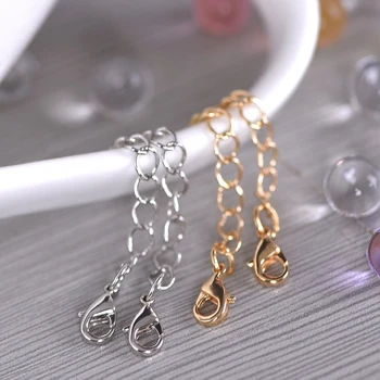 

12 Pcs Stainless Steel Necklace Extender Bracelet Extender Extender Chain Set 4 Different Length: 6 Inch 4 Inch 3 Inch 2 Inch (4