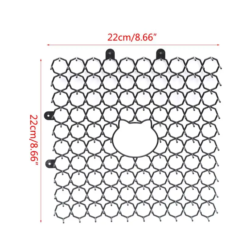 Анти-кошка шип Pad Drive кошка артефакт предотвратить Rig автомобиль грязный балкон сад кошки ограниченная площадь коврик M76D