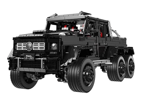 1:8 Benz внедорожный 6x6 LAND CRUISER RC автомобиль 3300 шт. Technic создатель города строительные блоки кирпичи игрушки подарки для детей - Цвет: NO RC and Lights