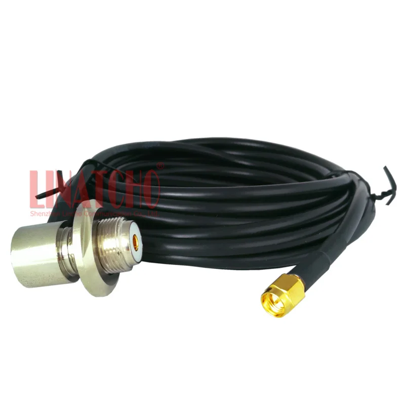 

5 meters RG58/U Coaxial SMA Male and SO239 connector for VERTEX LINTON Mobile car radio antenna cable