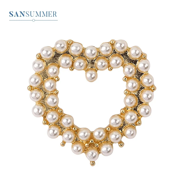 

Fashion Women Heart Large Brooches Lady Snowflake Imitation Pearls Rhinestones Crystal Wedding Brooch Pin Jewelry Accessorise