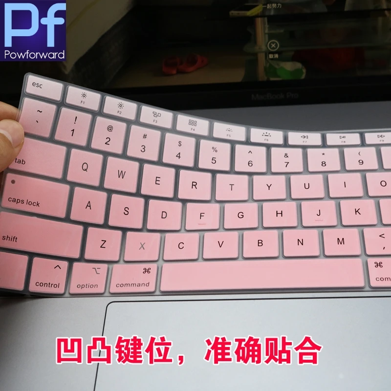 Силиконовая крышка клавиатуры для новейший MacBook Air 13 A1932 retina дисплей и Touch ID мягкая сенсорная клавиатура кожа A 1932