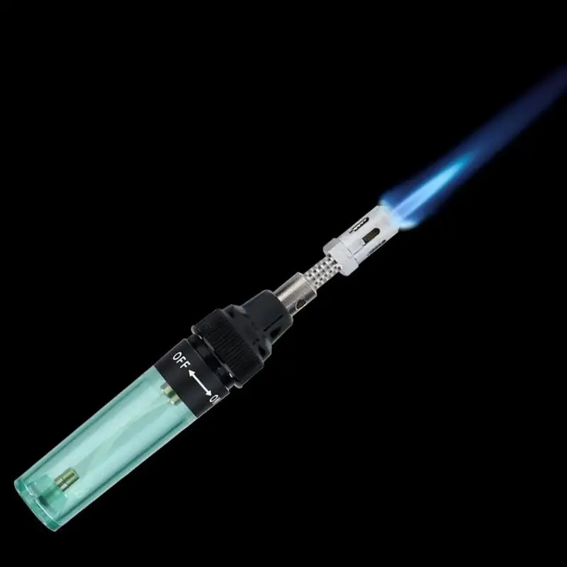 Универсальный Электрический газовый паяльник пистолет отличный пластмассовый удар факел DIY бутан газовый пистолет железный использовать 35-45 минут