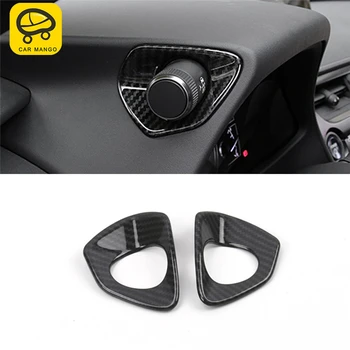 

CARMANGO Car Styling Dashboard Knob Panel Cover Trim Frame Sticker Chrome Interior Accessories for Lexus UX 2019