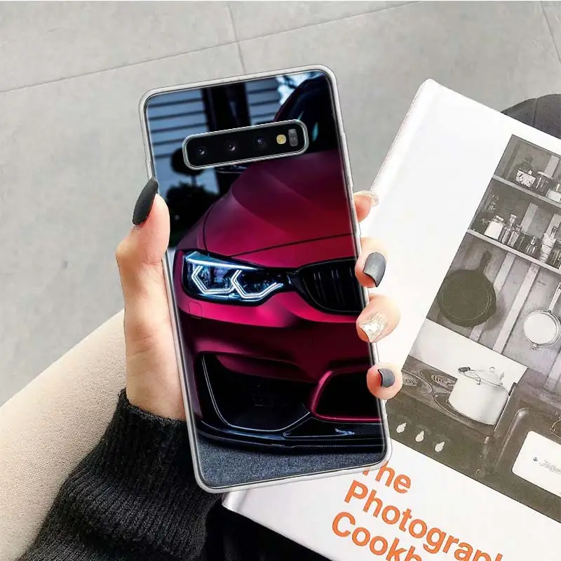 Синий и красный цвета для Bmw чехол для samsung Galaxy A10 A20E A30 A40 A70 M30S A50S A6 A7 A8 A9 плюс мягкий чехол для мобильного телефона чехол Coque