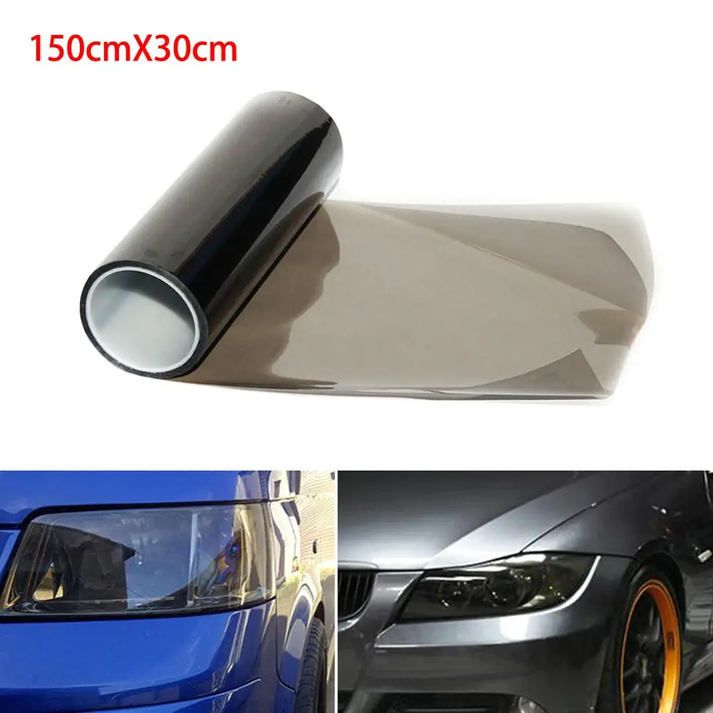 

30*150CM Car Light Film Colored Matte Black Tint Headlight Taillight Fog Light Vinyl Rear Film Lamp Tint Film Car Styling