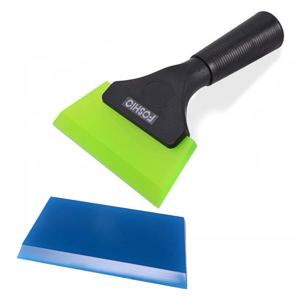 Rubber Blade Scraper Car Wash Window Tinting Kitchen Cleaning Squeegee