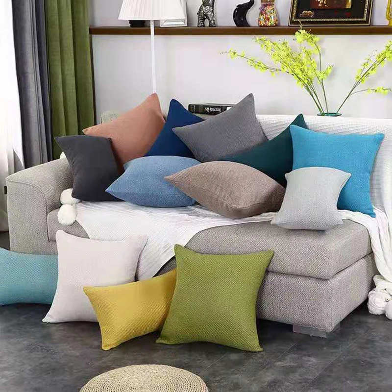 Прочный Диван Чехол для подушки 30x50 см, 40x40 см, 45x45 см, 50 х 50 см, 60 х 60 см домашний деактивировать диванной подушки для кресло автомобиля