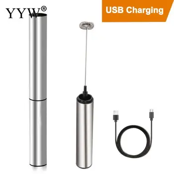 

Milk Foamer Frother Mixer Hand For Coffee Cappuccino Creamer Whisk Frothy Blend Whisker Chocolate Milk Frother Usb Interface