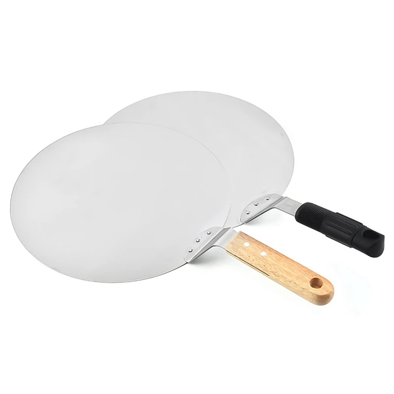 12-inch Stainless Steel Blade Quality Pizza Spatula For Oven Pizza Shovel Stainless Pizza Paddle Cake Transfer Baking Tool
