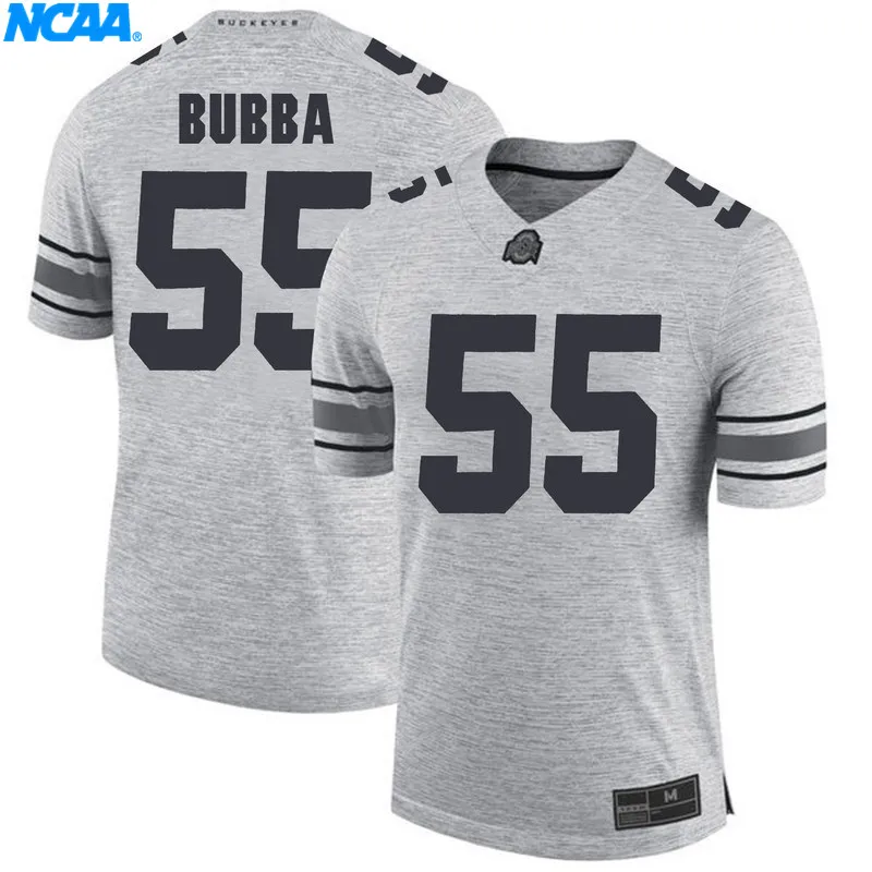 Новое поступление высокое качество Огайо State BUBBA#55 CARBAUGH#18 футболка колледжа ограниченная Спортивная футболка S-XXXL - Цвет: 3